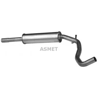 Silencieux central ASMET 19.025
