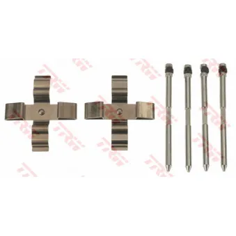 Kit d'accessoires, plaquette de frein à disque TRW PFK646