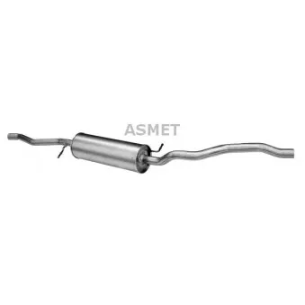 Silencieux central ASMET 19.033