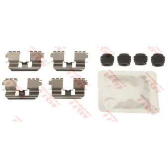 Kit d'accessoires, plaquette de frein à disque TRW PFK647
