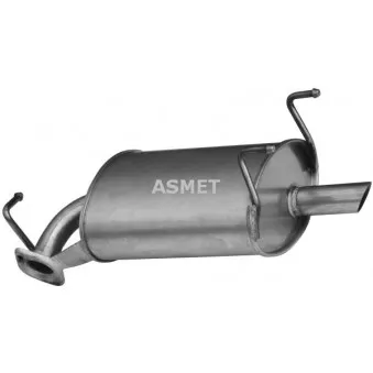 Silencieux arrière ASMET 20.017