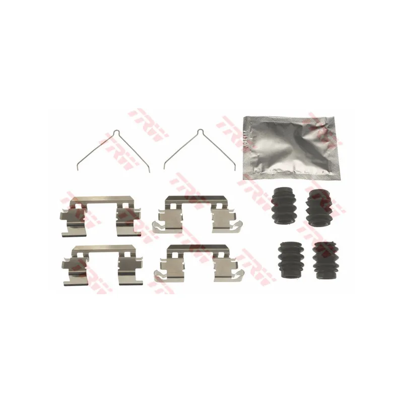 Kit d'accessoires, plaquette de frein à disque TRW PFK648