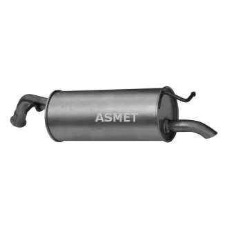 Silencieux arrière ASMET 20.029