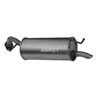 Silencieux arrière ASMET 20.030