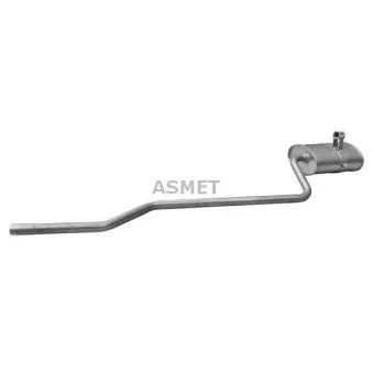 Silencieux arrière ASMET
