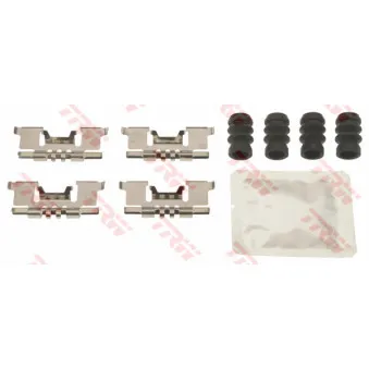 Kit d'accessoires, plaquette de frein à disque TRW PFK649