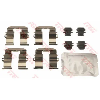 Kit d'accessoires, plaquette de frein à disque TRW PFK651