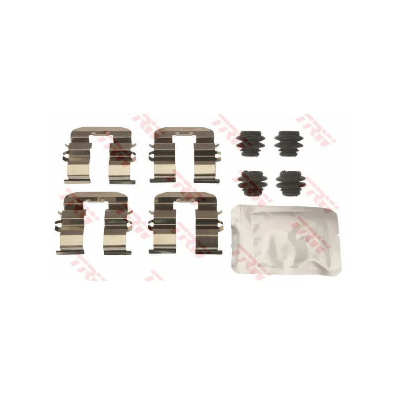Kit d'accessoires, plaquette de frein à disque TRW PFK651
