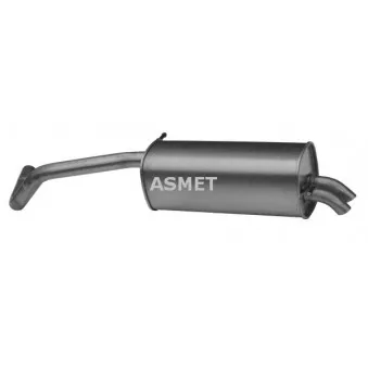 Silencieux arrière ASMET 21.024