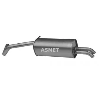 Silencieux arrière ASMET 21.028
