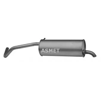 Silencieux arrière ASMET 21.029