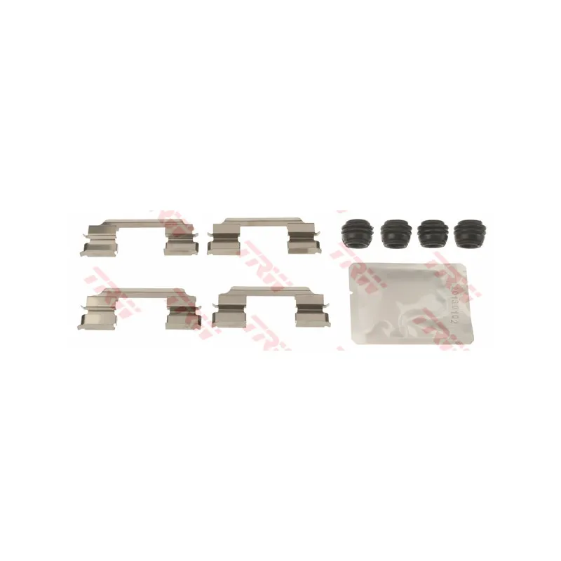 Kit d'accessoires, plaquette de frein à disque TRW PFK653