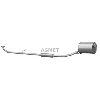 Silencieux central ASMET