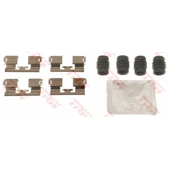 Kit d'accessoires, plaquette de frein à disque TRW PFK654