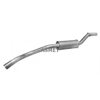 Silencieux arrière ASMET 23.004