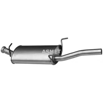 Silencieux arrière ASMET 23.016