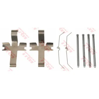 Kit d'accessoires, plaquette de frein à disque TRW PFK655