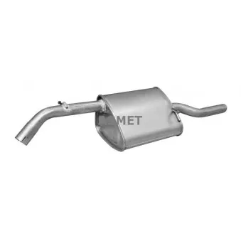 Silencieux arrière ASMET 24.027