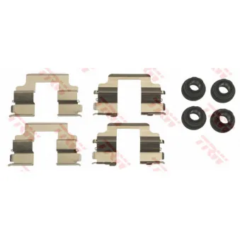 Kit d'accessoires, plaquette de frein à disque TRW PFK658