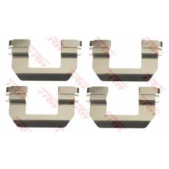 Kit d'accessoires, plaquette de frein à disque TRW PFK659