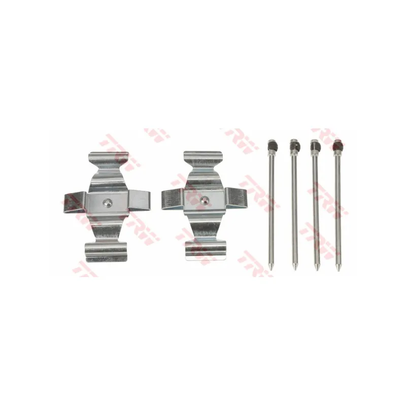 Kit d'accessoires, plaquette de frein à disque TRW PFK663