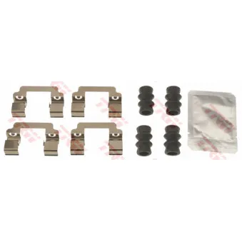 Kit d'accessoires, plaquette de frein à disque TRW PFK664