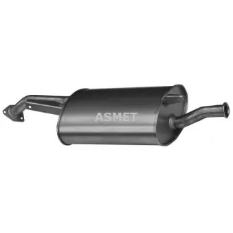 Silencieux arrière ASMET 26.004