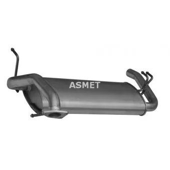 Silencieux arrière ASMET 26.010