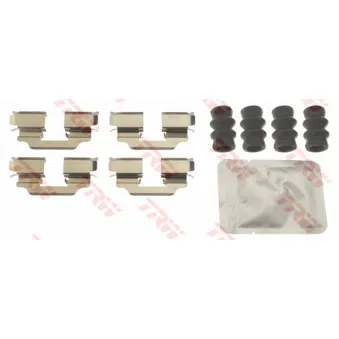 Kit d'accessoires, plaquette de frein à disque TRW PFK666