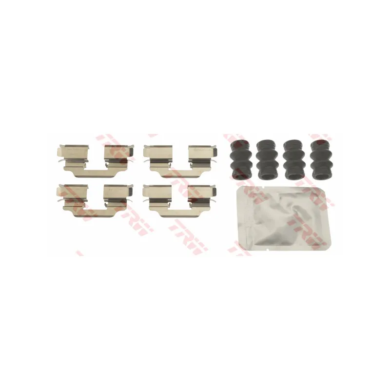 Kit d'accessoires, plaquette de frein à disque TRW PFK666