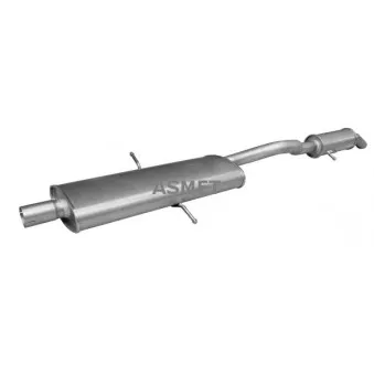 Silencieux arrière ASMET 27.007