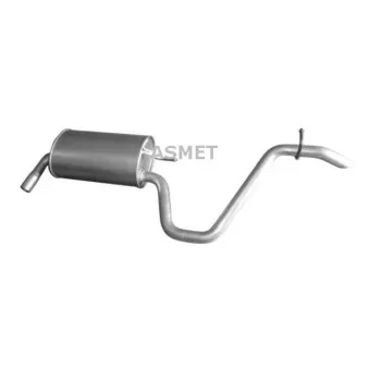 Silencieux arrière ASMET 28.014