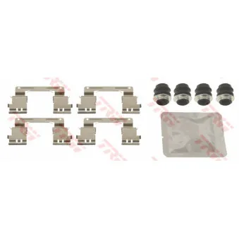 Kit d'accessoires, plaquette de frein à disque TRW PFK670