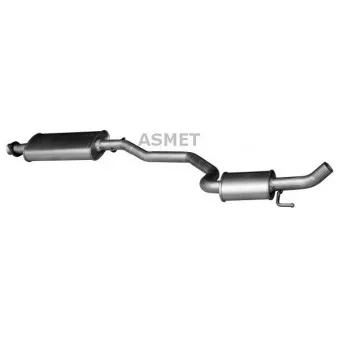 Silencieux central ASMET 29.004