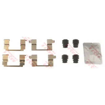 Kit d'accessoires, plaquette de frein à disque TRW PFK672