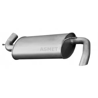 Silencieux arrière ASMET 30.013