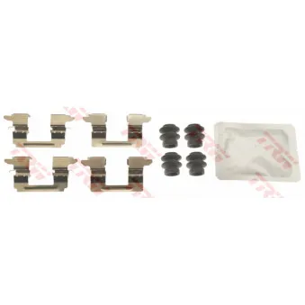 Kit d'accessoires, plaquette de frein à disque TRW PFK673