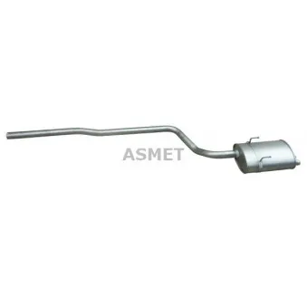 Silencieux arrière ASMET 30.019
