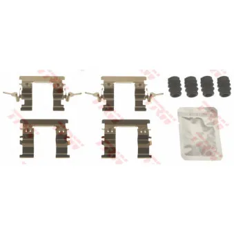 Kit d'accessoires, plaquette de frein à disque TRW PFK674