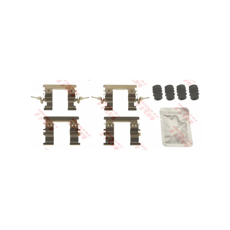 Kit d'accessoires, plaquette de frein à disque TRW PFK674