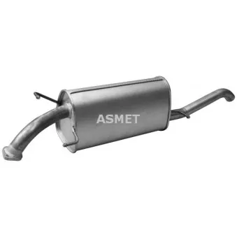Silencieux arrière ASMET 31.003