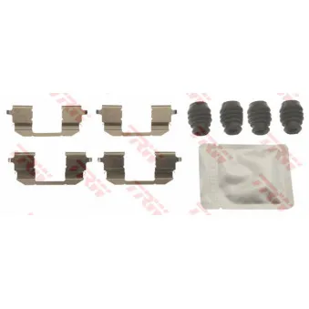 Kit d'accessoires, plaquette de frein à disque TRW PFK676