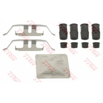 Kit d'accessoires, plaquette de frein à disque TRW PFK682