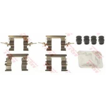 Kit d'accessoires, plaquette de frein à disque TRW PFK685