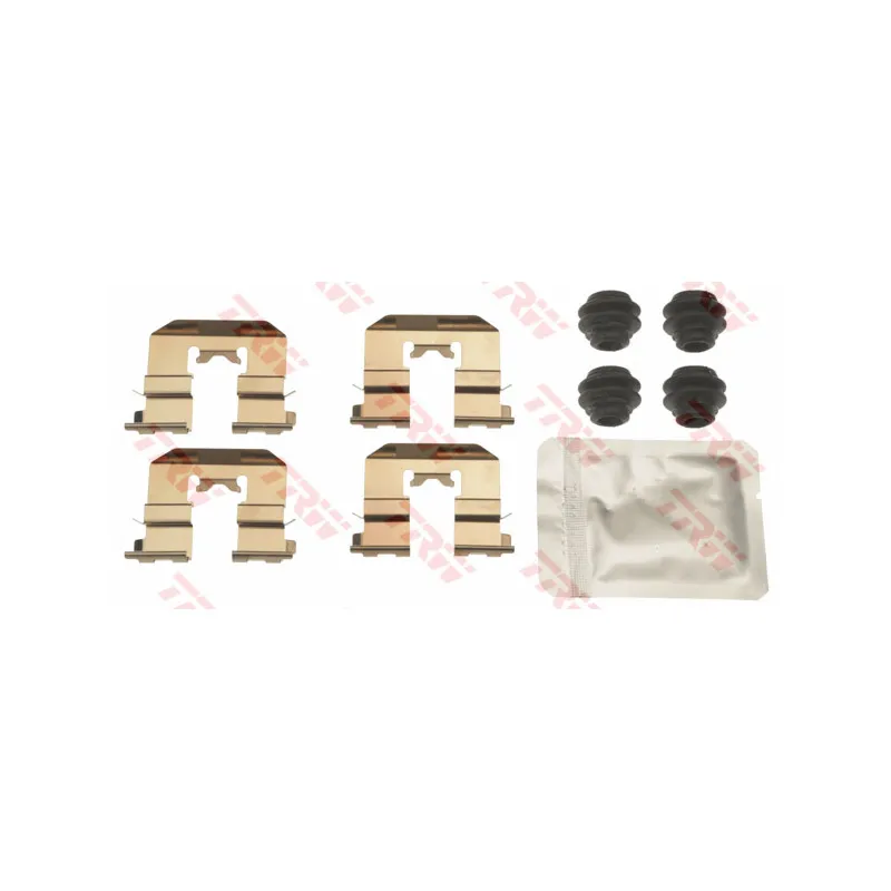 Kit d'accessoires, plaquette de frein à disque TRW PFK687