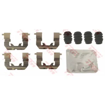 Kit d'accessoires, plaquette de frein à disque TRW PFK689