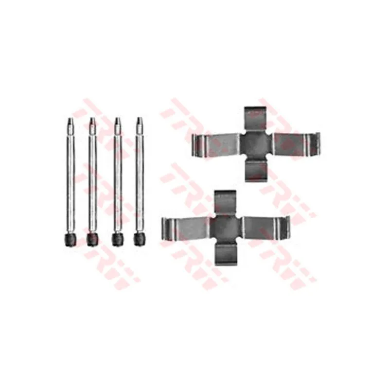 Kit d'accessoires, plaquette de frein à disque TRW PFK69