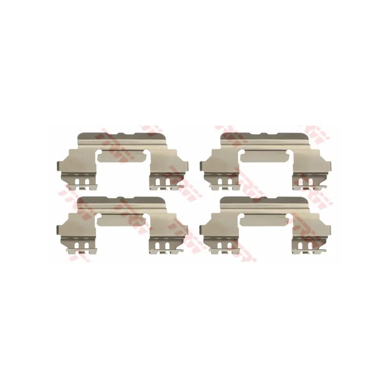Kit d'accessoires, plaquette de frein à disque TRW PFK691