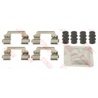 Kit d'accessoires, plaquette de frein à disque TRW PFK692