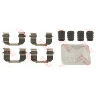 Kit d'accessoires, plaquette de frein à disque TRW PFK698